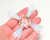 Opalite Angel Energy Generator with Crystal Quartz Pyramid High Vibrational Angelic Crown Chakra Energies