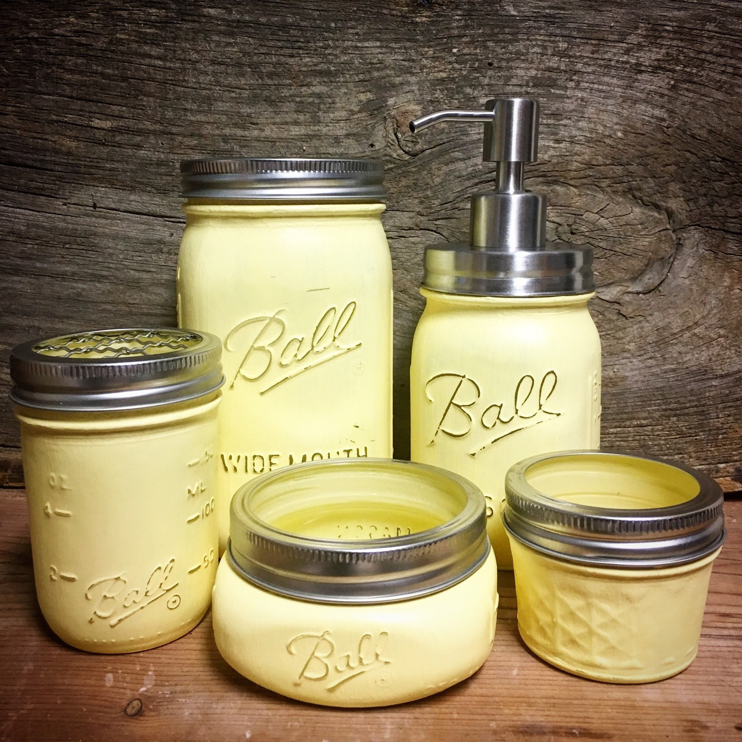 Bathroom AccessoriesMason Jar Bathroom Set 5pcMason Jar