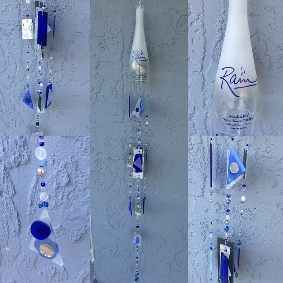 Vodka Liquor Bottle Wind Chime Rain Vodka Liquor Bottle Wind Chime