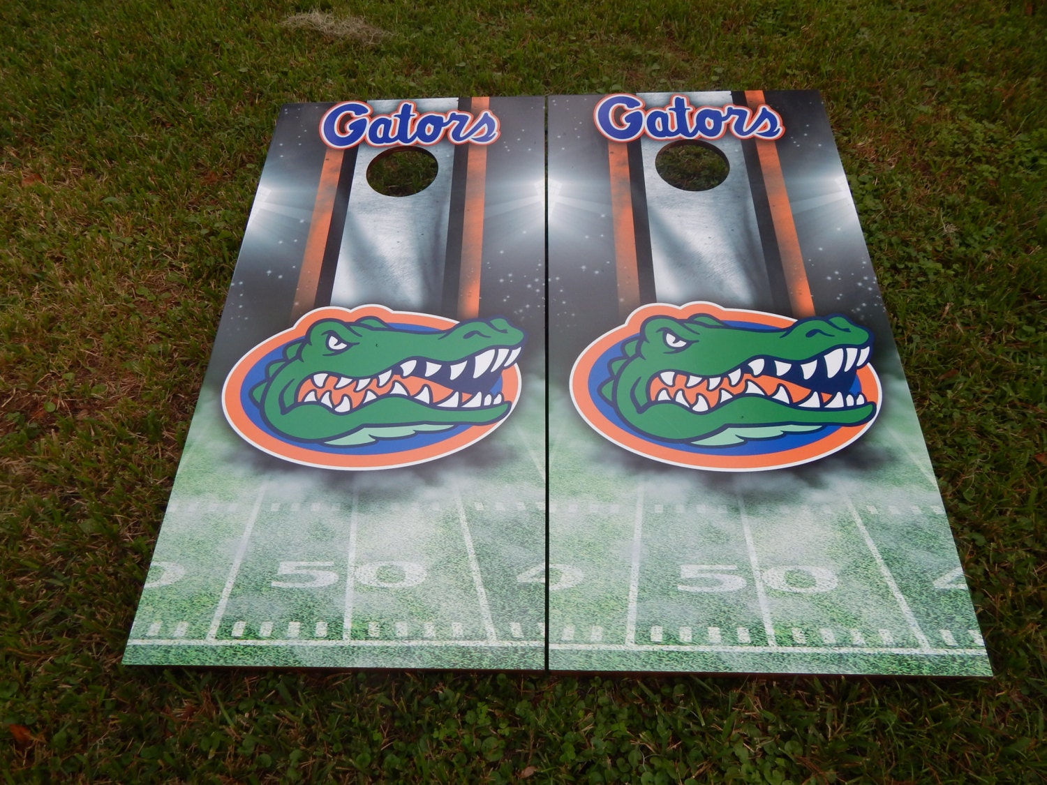 Florida Gators Themed Cornhole Board Set With Bags