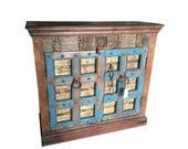 Antique Mogul Cabinet Rustic Reclaimed Wood Bedroom Armoire Wardrobe