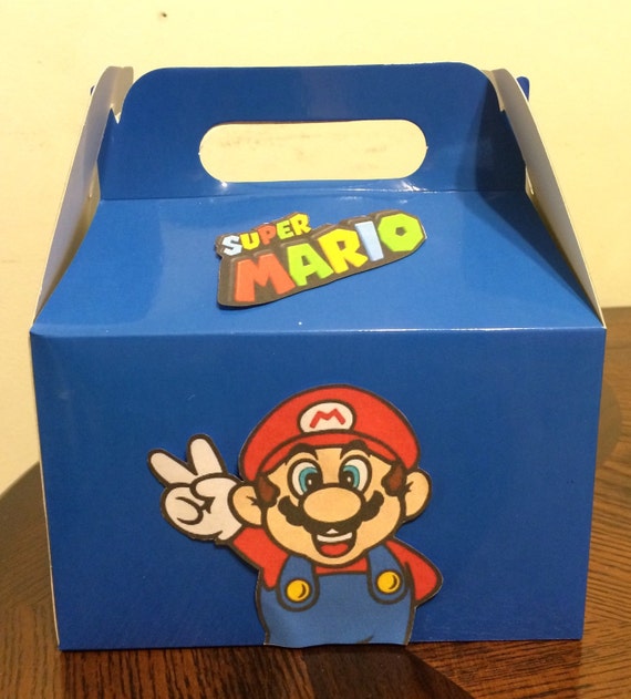 Super Mario Birthday Favor Boxes