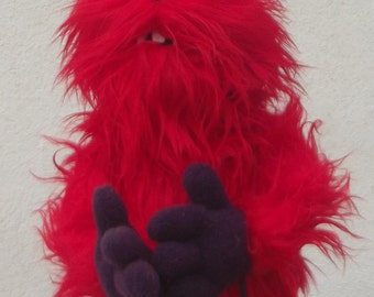 ARMANDO the red monster puppet
