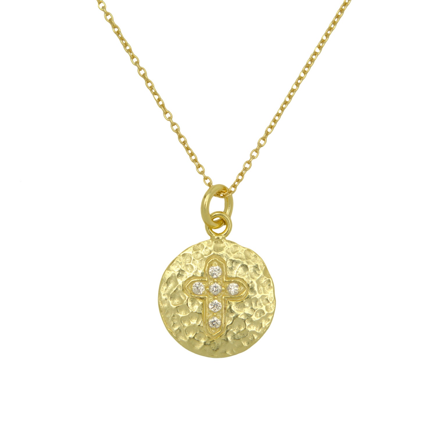 Circle Cross Necklace