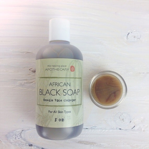 Liquid BLACK SOAP Natural Skin Care Face Wash For Men