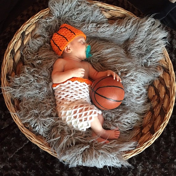 Newborn Basketball Prop Set