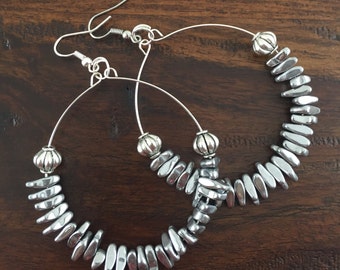 Big Silver Hoop Earrings, Silver Hoops, Hoop Earrings, Hoops, Large Hoop Earrings, Earrings, Silver Earrings, Silver Hoop Earrings