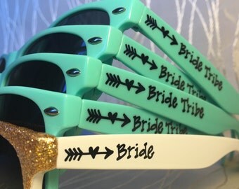 Bride Tribe Personalized Sunglasses for Bachelorette/Bride/Bride to be/Girls/Bach weekend