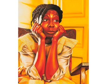 celiE - art prints from an original eightangrybears painting (Whoopi Goldberg from The Color Purple)