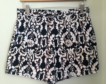 African Print High Waist Shorts Now by WhatHappensInOctober