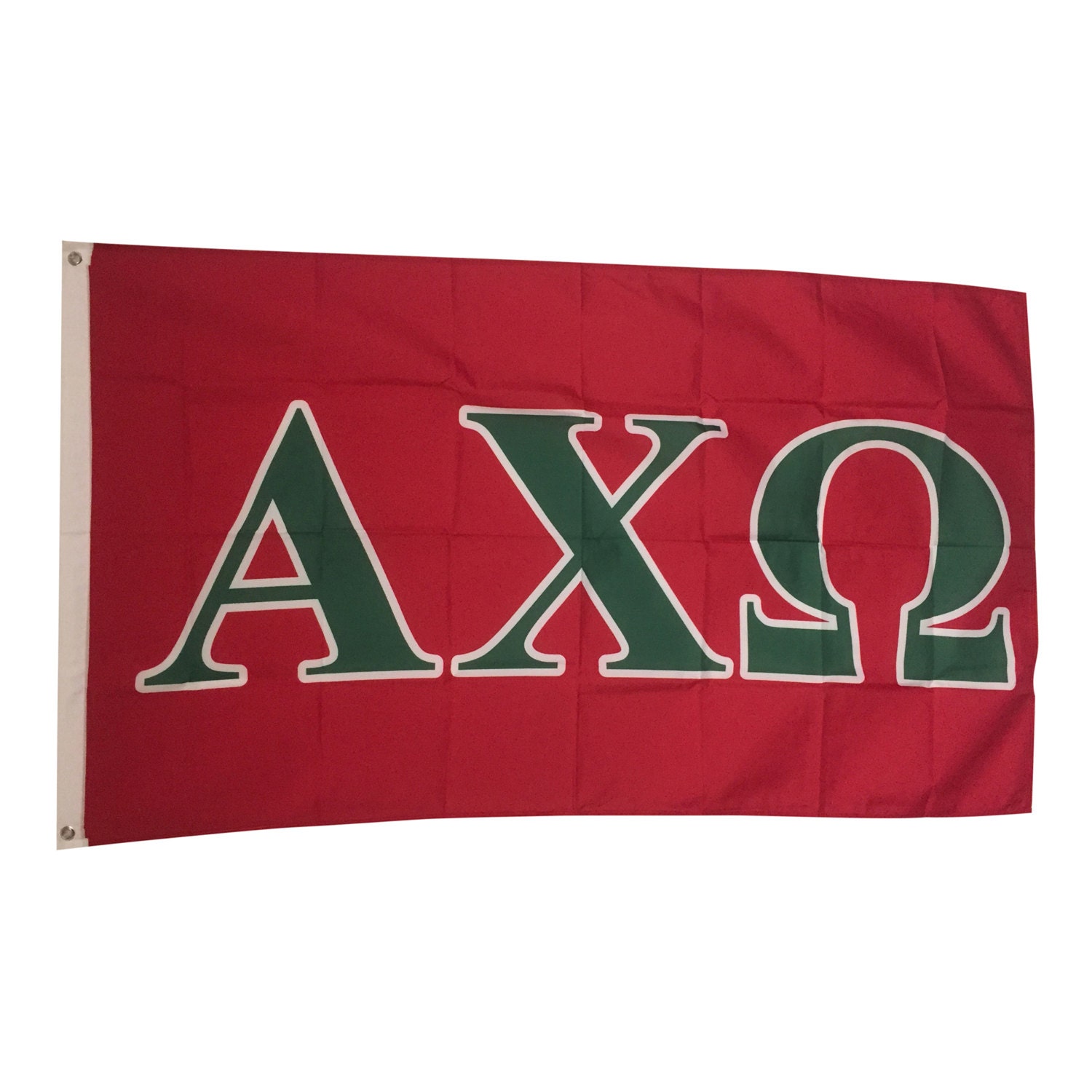 Alpha Chi Omega Letter Sorority Flag AXO