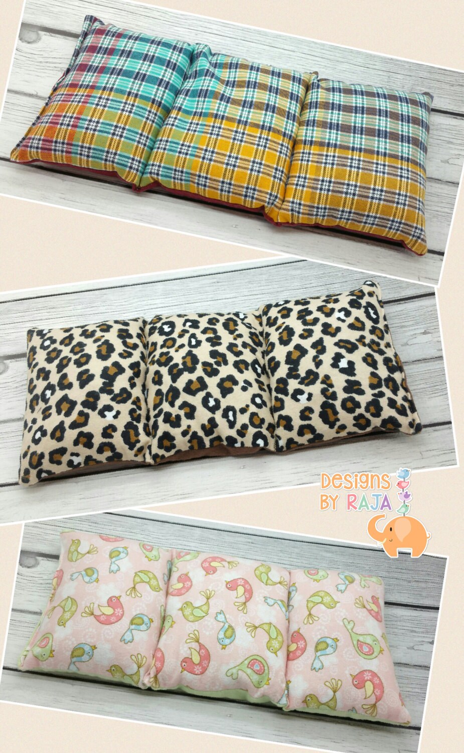 Large rectangle hot cold therapy rice pack heat pack cold