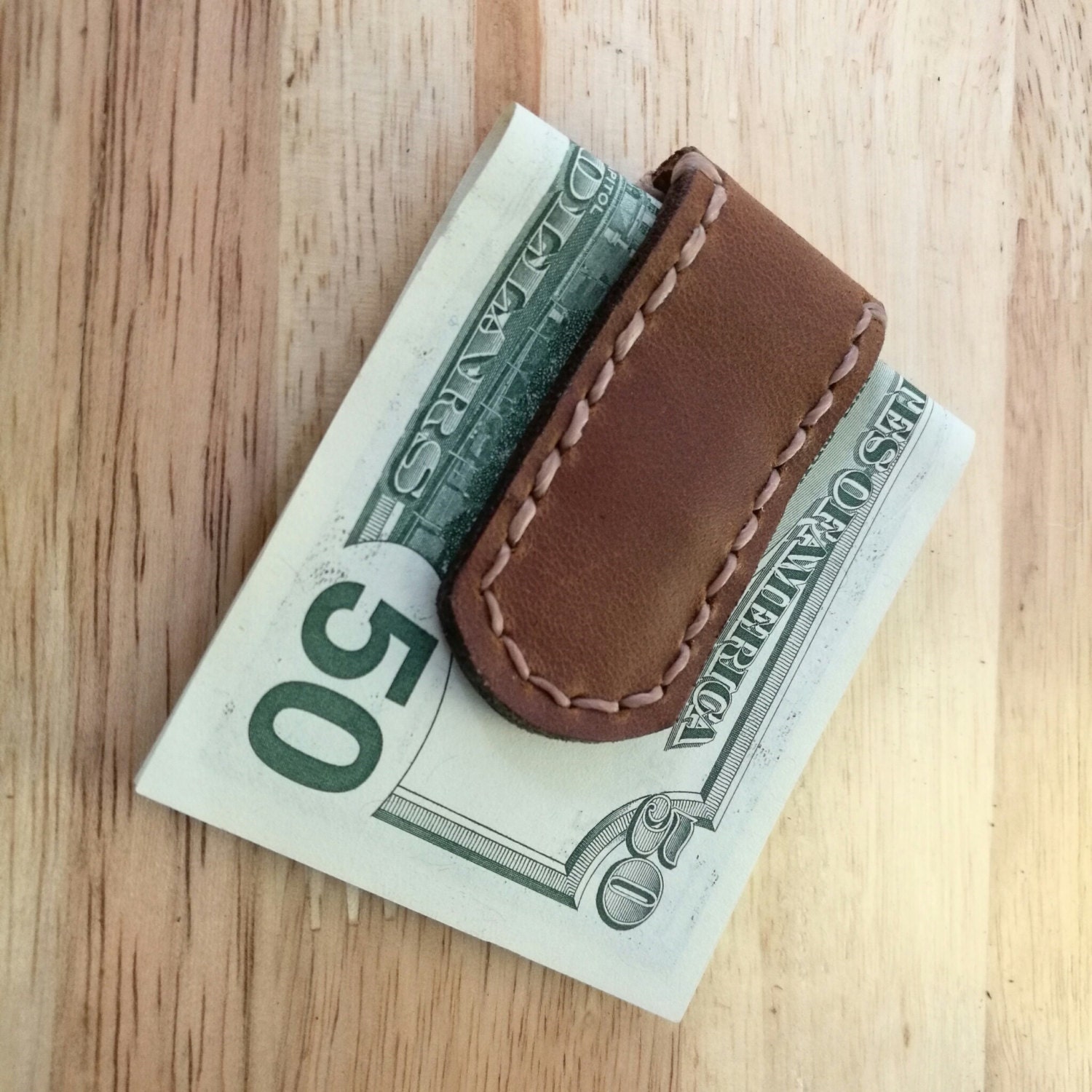 Personalized Money Clip Magnetic Leather Money Clip Engraved