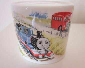 Wedgwood Thomas the Tank Engine And Friends Money Box, Coin Box, Piggy Bank. Thomas The Train Coin Bank