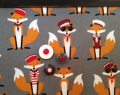 Babillard aimanté fait main recouvert de tissu renard navy marine organisation chambre mémo photos décor mural tableau d'affichage à aimants