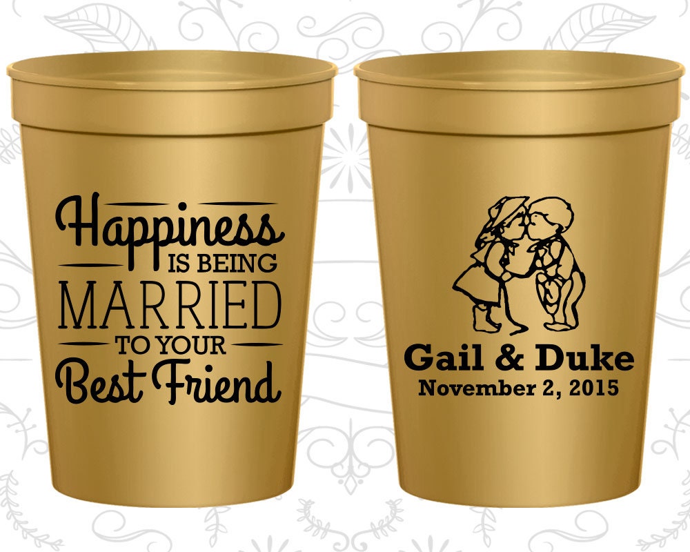 Wedding Favor Cups C514 Personalized Cups Wedding Cups