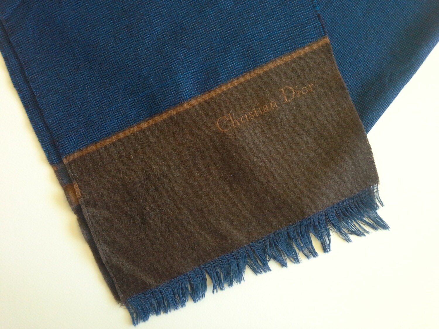 Vintage Christian Dior Wool Scarf West Germany.