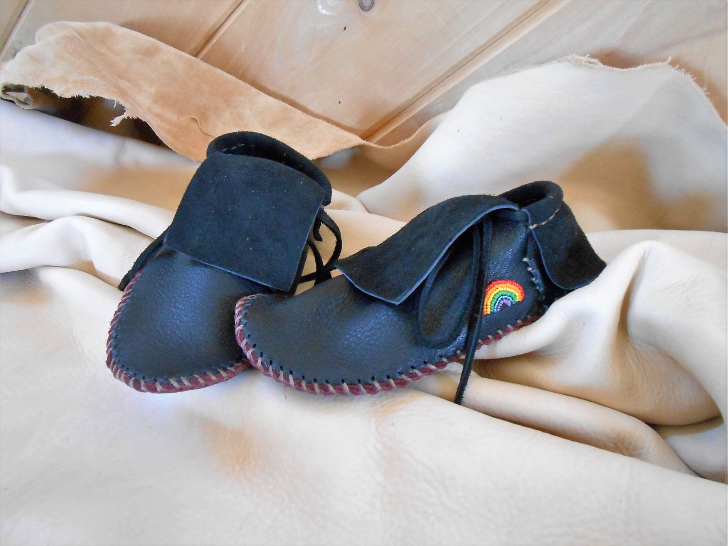 handmade custom moccasins
