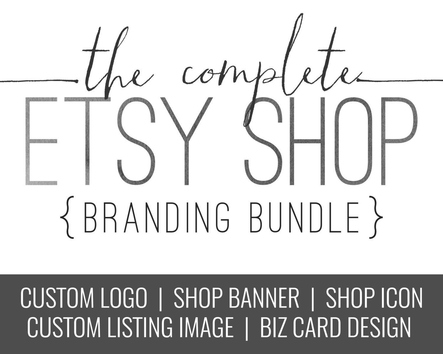 Logo Design Package Custom Logo Etsy Shop Shop Branding