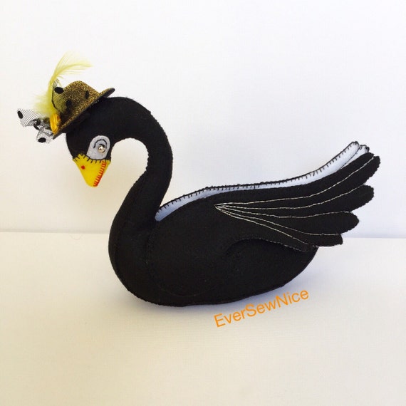 black swan plush toy