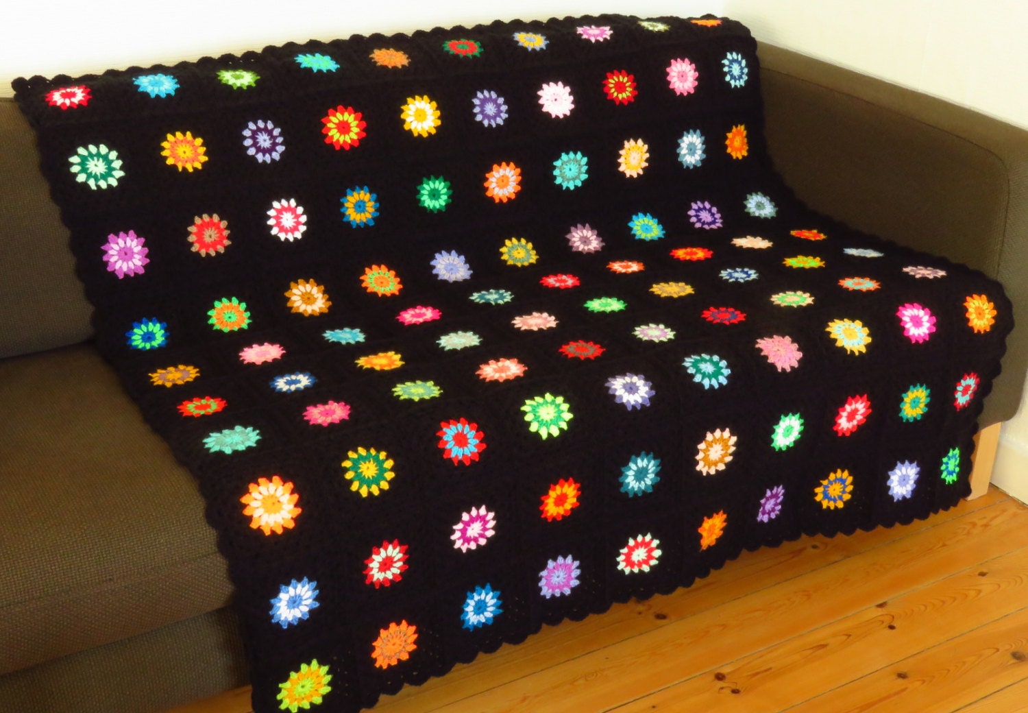 Colorful Crochet Afghan Blanket Colorful Crochet By Phoenixsmiles