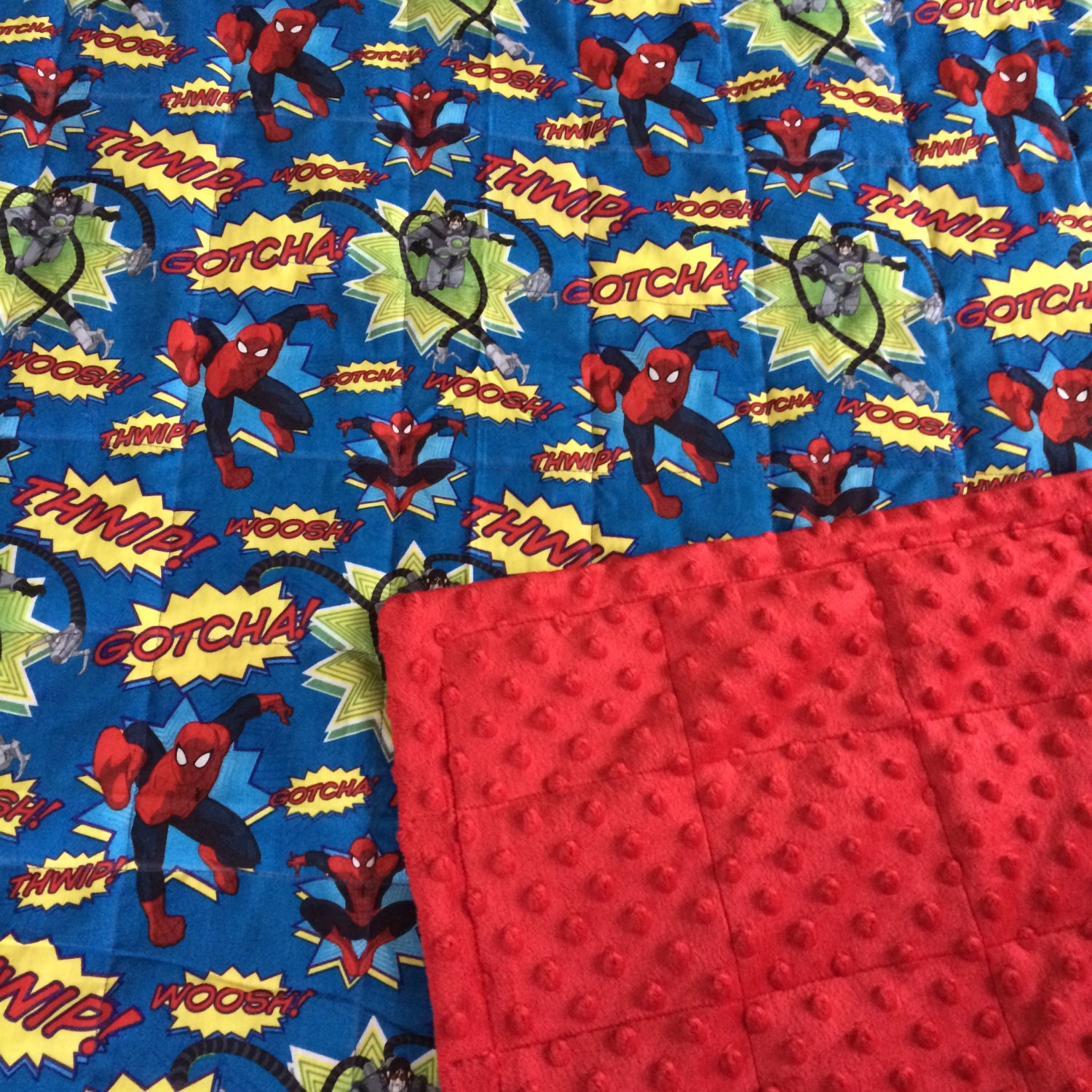 Spider-Man weighted blanket 35X40 & 40X60 by LittleMimis on Etsy