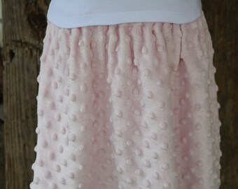 Pink Minky Dot Skirt ONLY 3 AVAILABLE Two Size 3t and One Size 5t