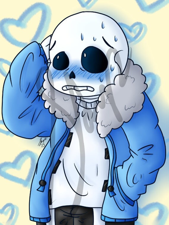 Items similar to Blushing Sans Poster on Etsy