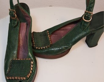 FREE SHIPPING 1940 Sling Back Heels
