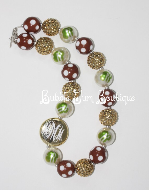 Girl Scout Brownie Monogrammed Necklace