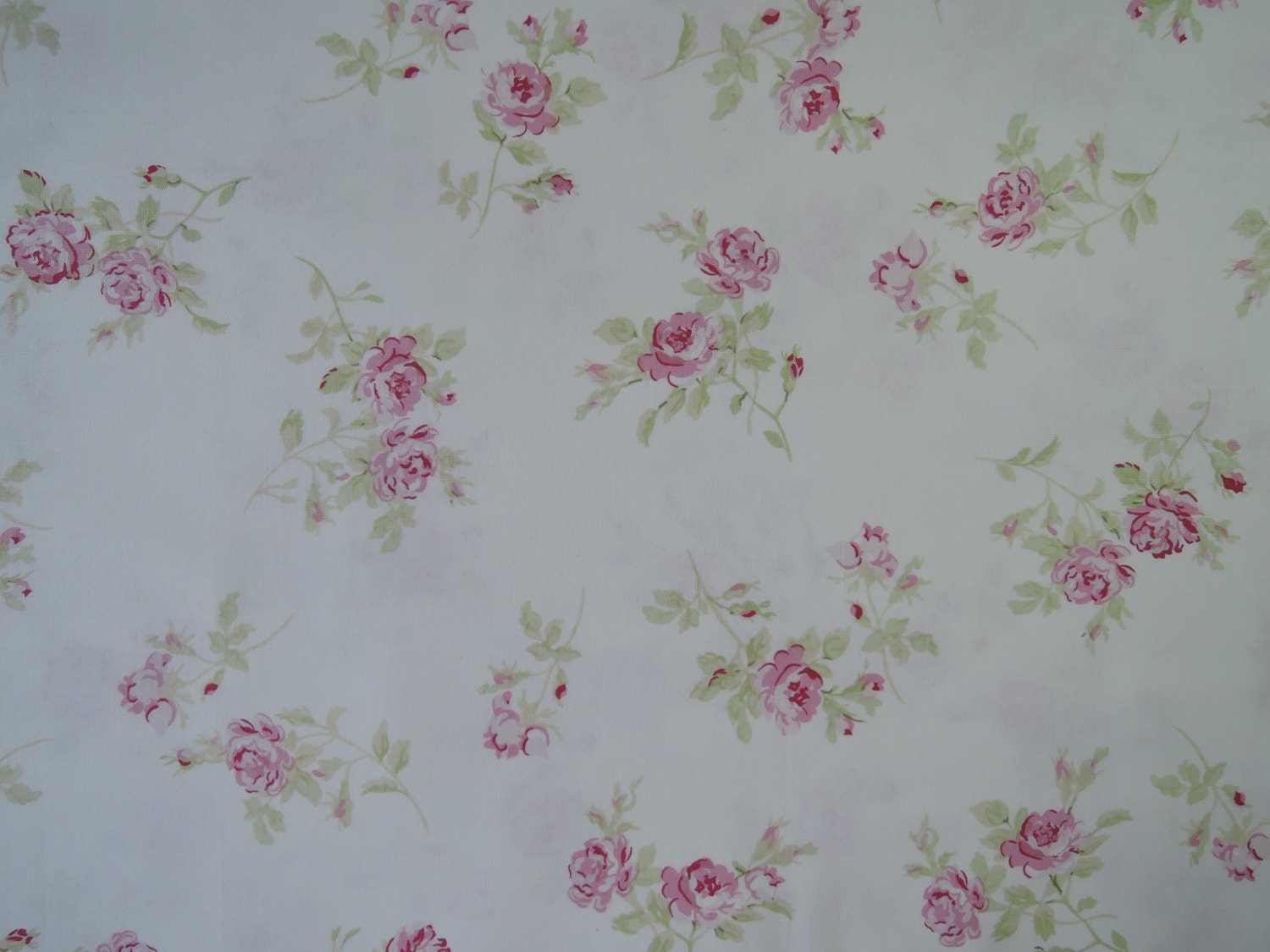 fat quarter of treasures by shabby chic pink roses on white fat quarter of treasures by shabby chic pink roses on white