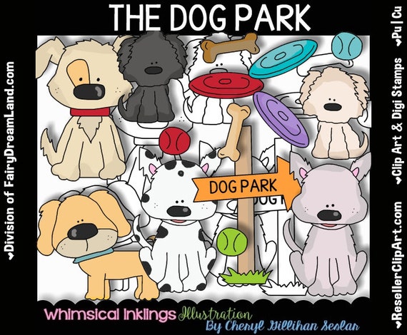 free clipart dog park - photo #11