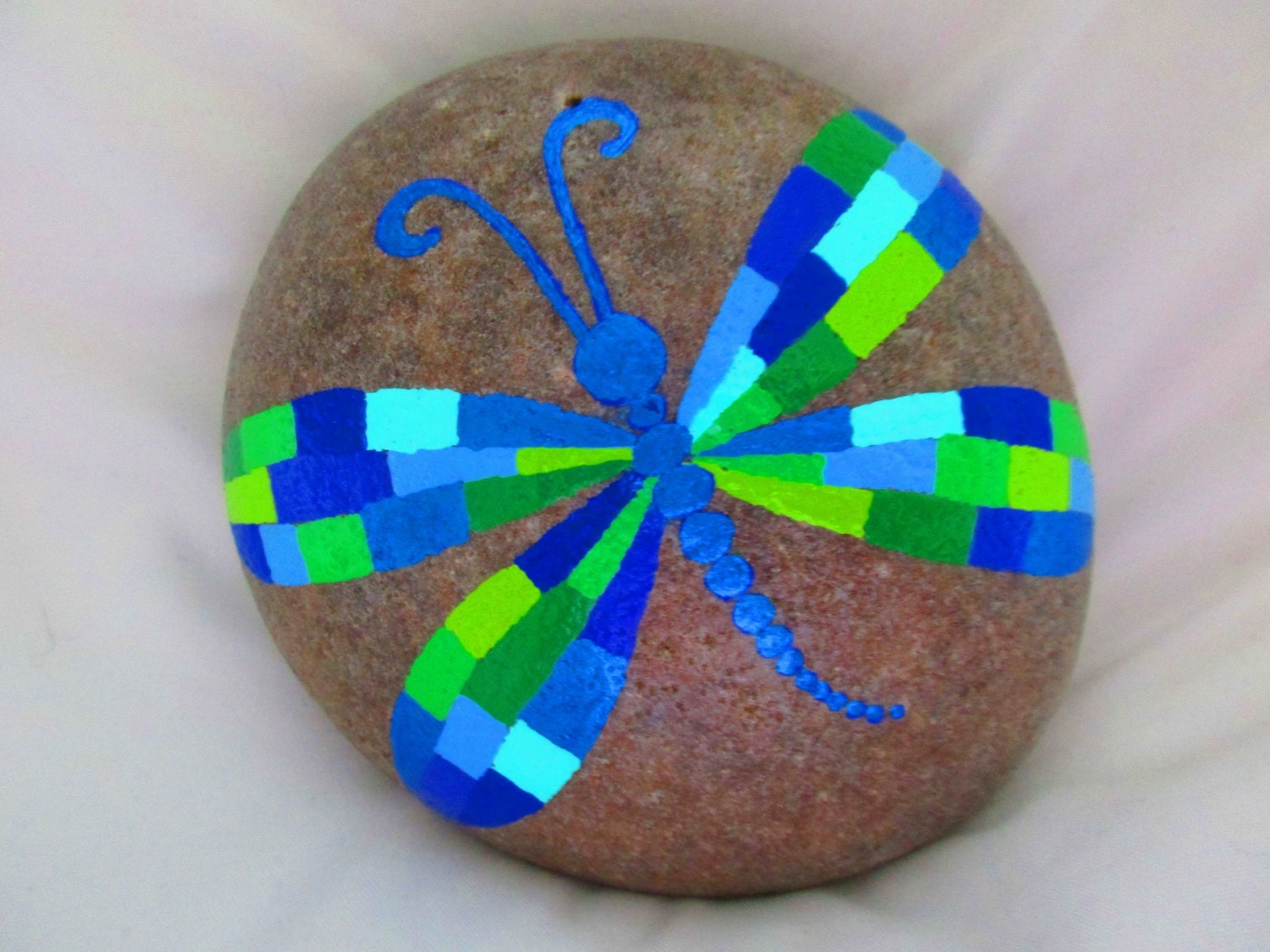 Painted Rock Dragonfly By PlaceForYou On Etsy   Il Fullxfull.1017845142 Osg1 