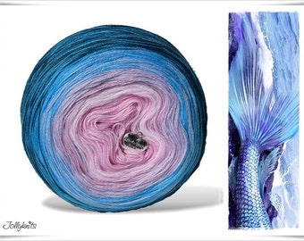 Gradient Yarn Merino Mermaid 750m