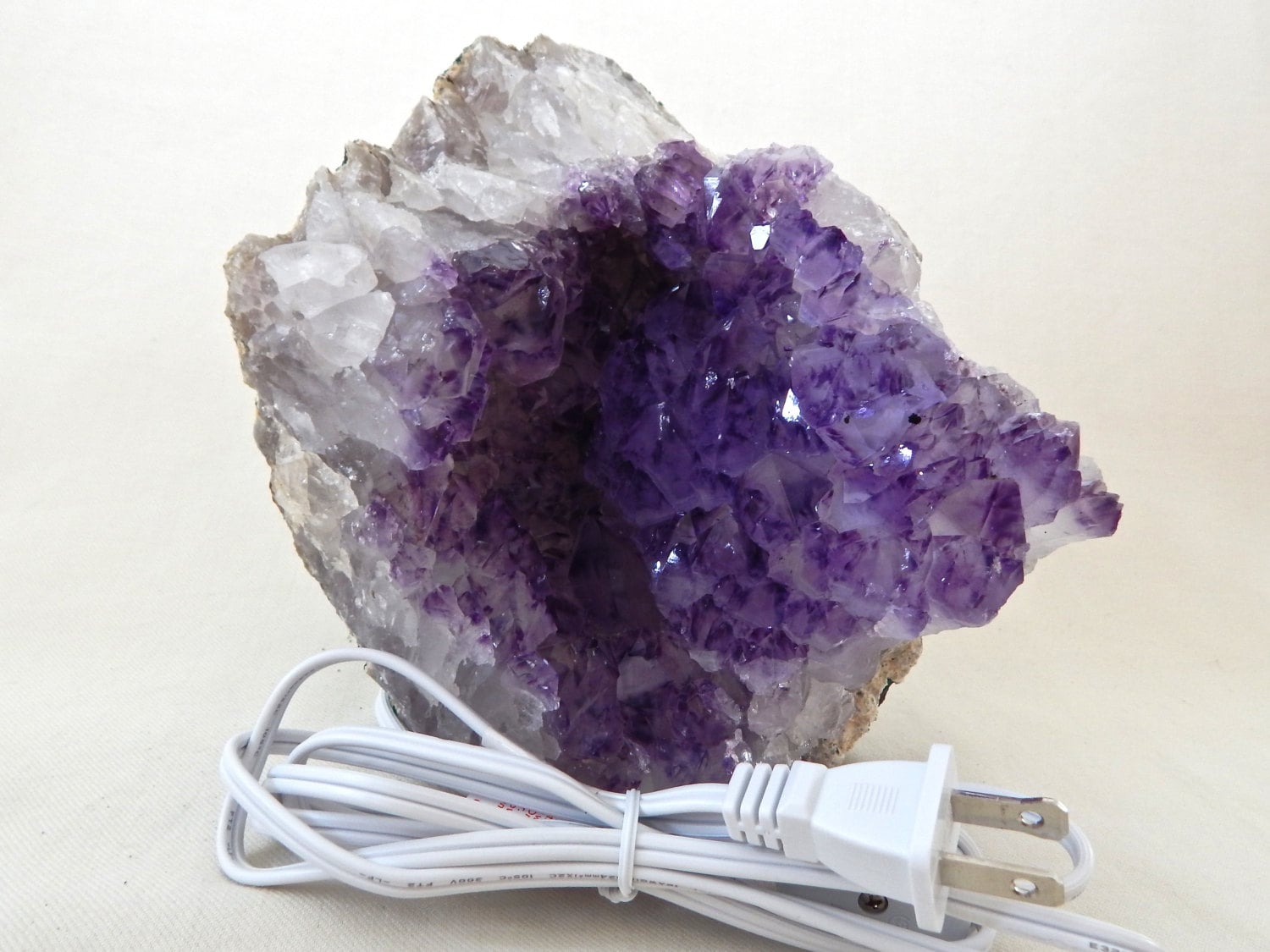 Purple Amethyst Geode Light Amethyst Cluster Night Light