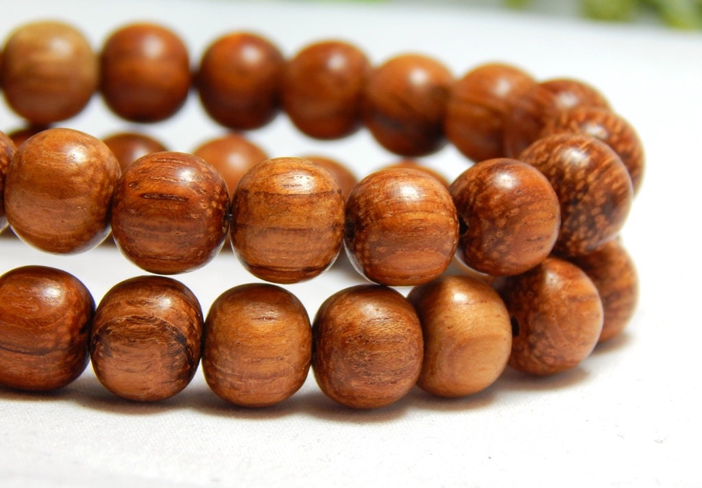 8mm Bayong Wood Beads Round Bayong Wood Beads 8mm Wood