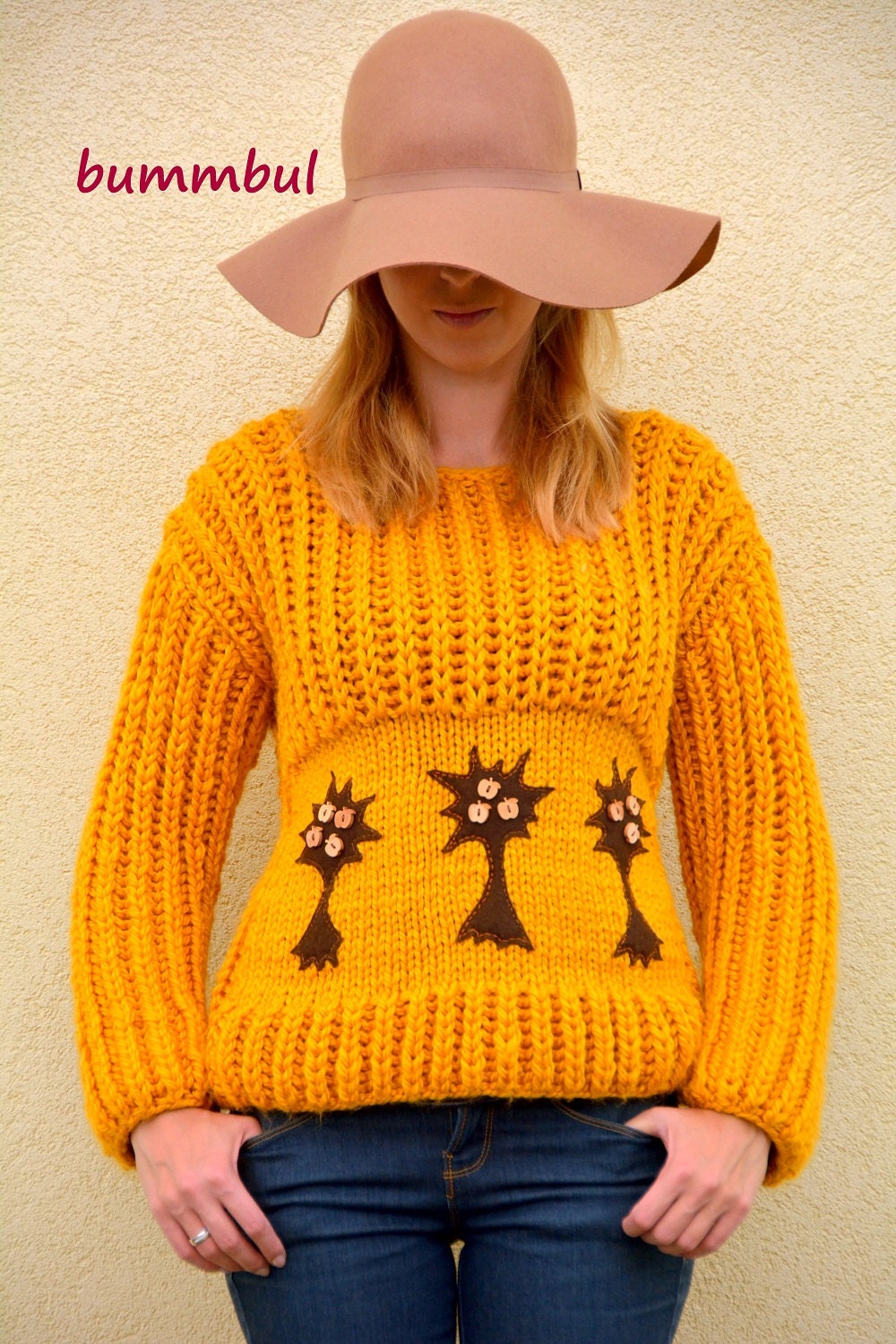 EVERYTHING HALF PRICE Knit sweater for women , Wool sweater, hand knit