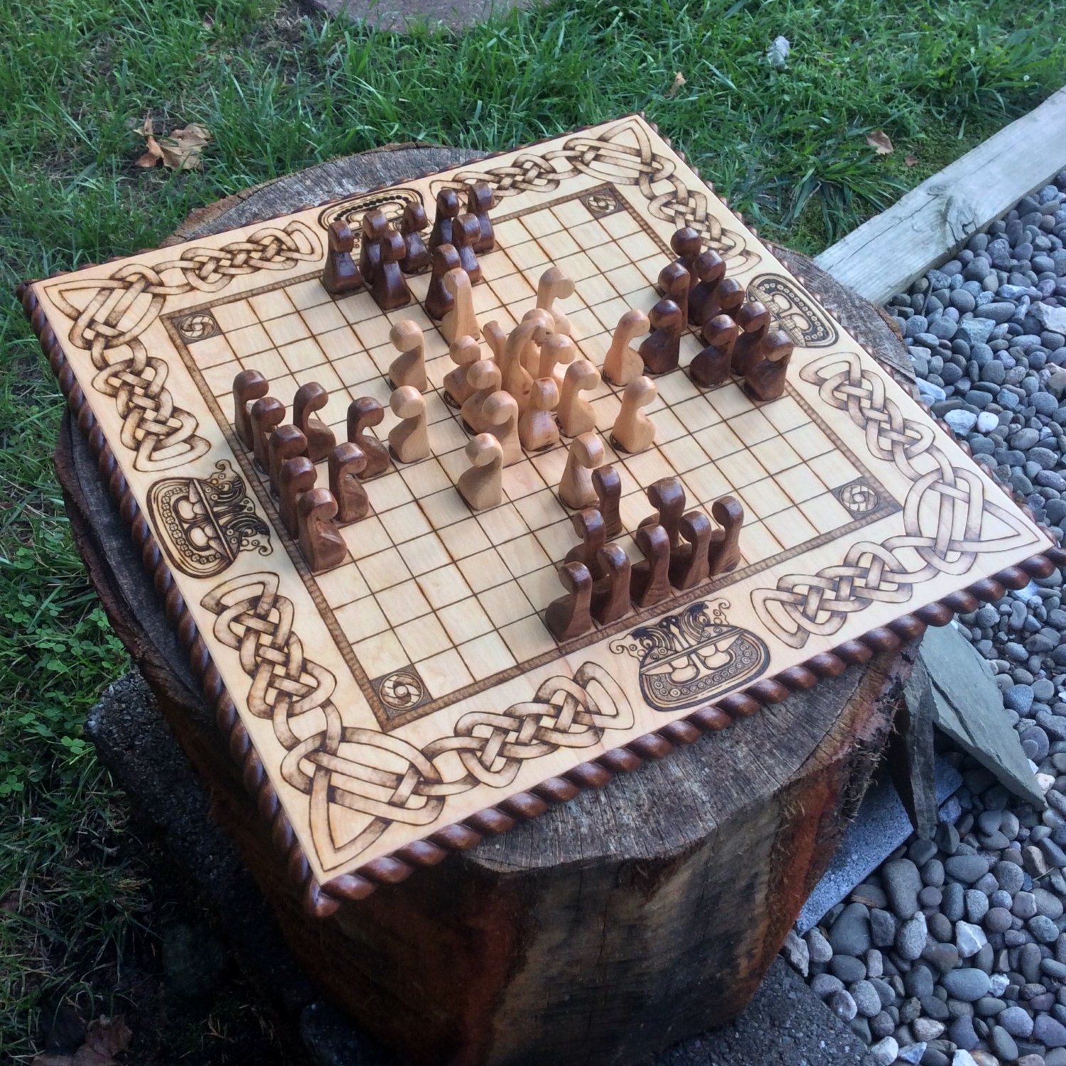 Hnefatafl Game Sea Battle variant Parlett