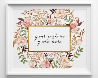 Custom Print, Custom Quote Print, Custom Posters, Print Posters, Customized Posters, Art Prints, Custom, Make Your Own Print, Custom Print