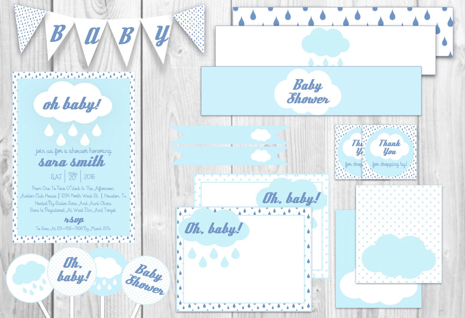 Rain Baby Shower Rain Cloud Raindrops Rain Drop Baby Shower Il Fullxfull Rain Baby Shower Rain Cloud Raindrops Rain Drop Baby Shower Decoration Packet Printable Digital Baby Shower Decorations P 13740html