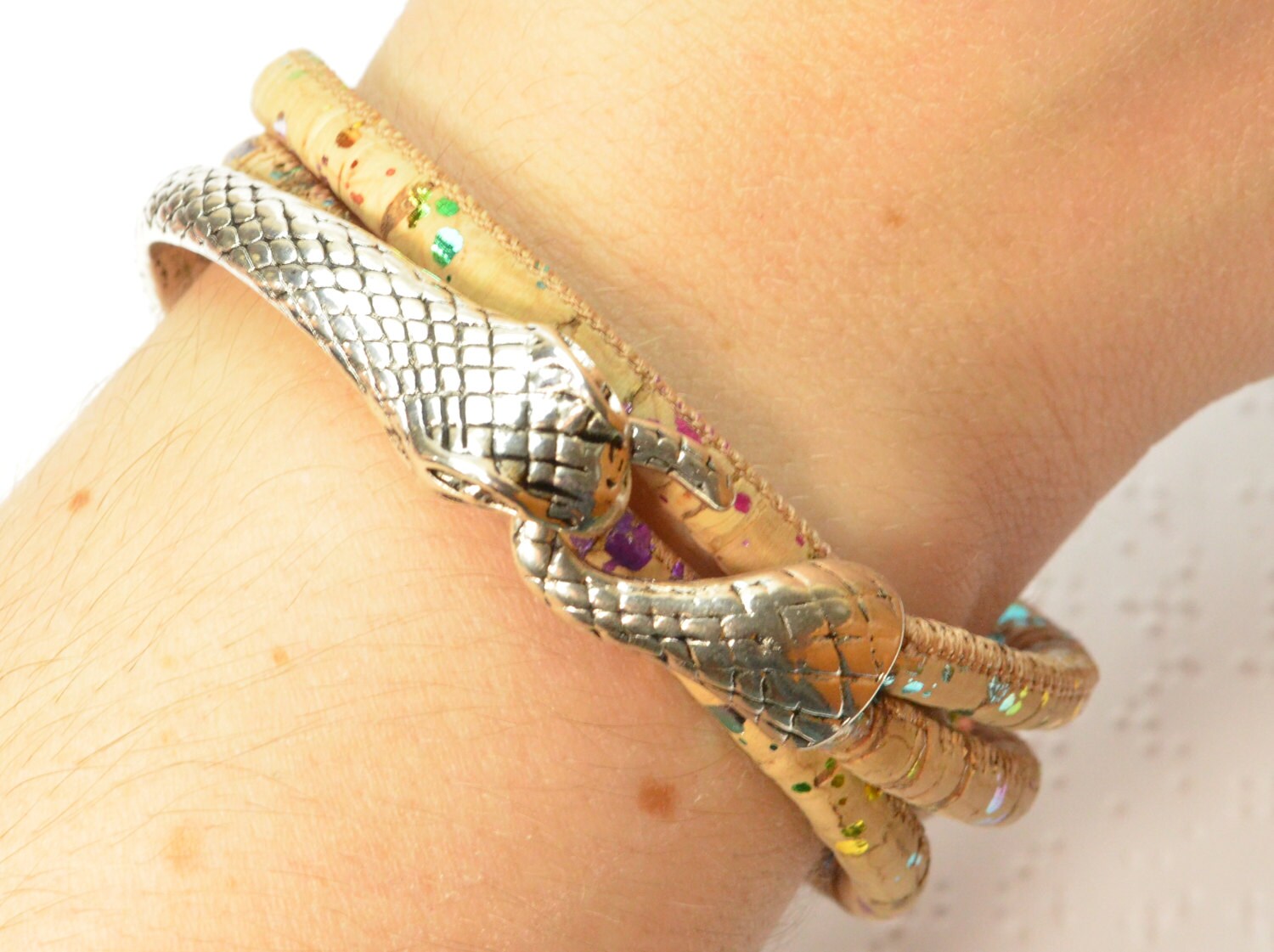 Snake Wrap Bracelet Snake Bracelet Ouroboros Bracelet