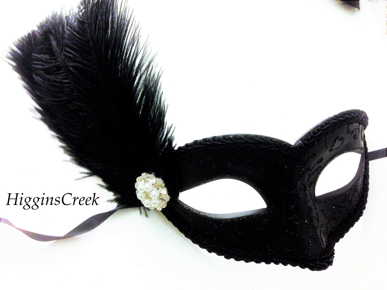 mardi gras feather masks