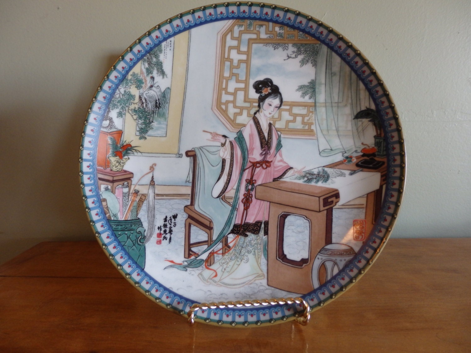 Imperial Jingdezhen Porcelain plate HsiChun fourth plate in