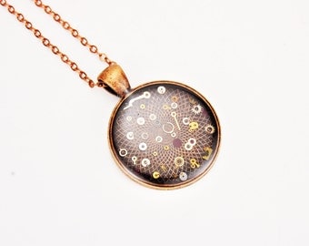 Steampunk necklace - Watch gear necklace - Gear necklace