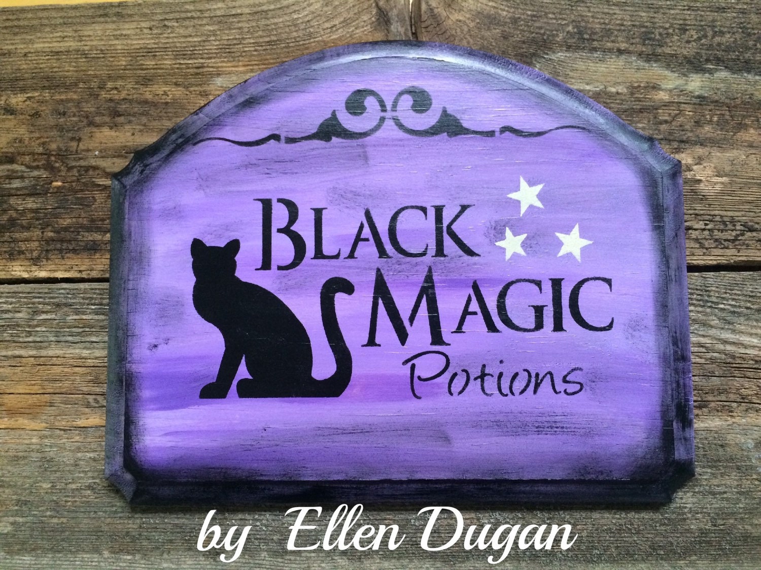 spells and potions sign