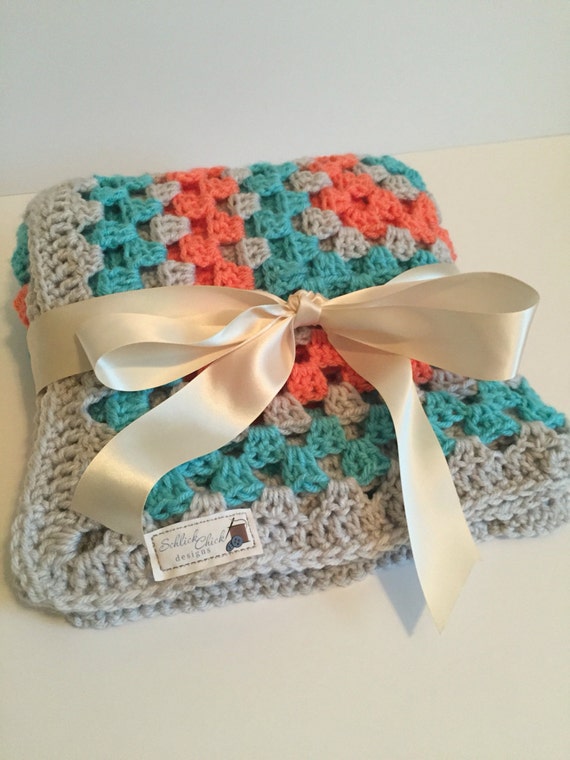 Crochet Baby Blanket by SchlickChickDesigns on Etsy