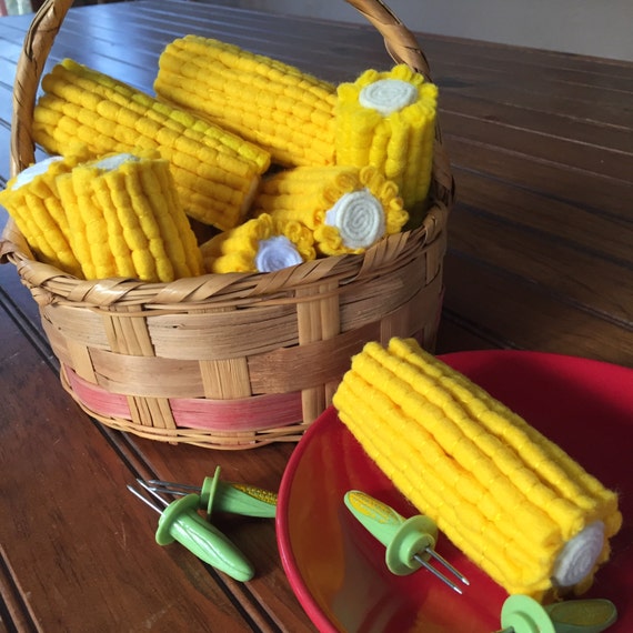 felt corn on the cob