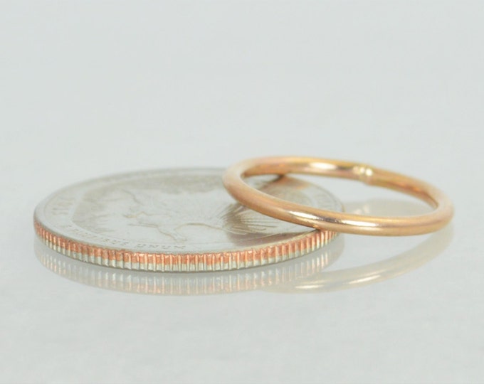 Round Classic Rose Gold Stackable Ring(s), 14k Rose Gold Filled, Stacking Rings, Stack Rings, Simple Gold Ring, Gold Rings, Rose Gold Band