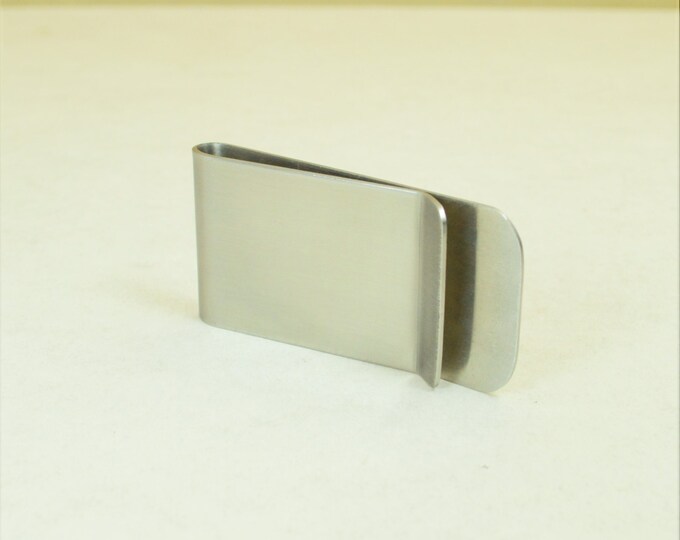 Steel Money Clip, Stainless Money Clip, Engraved Money Clip, Moneyclip, Money Holder, Custom Money Clip, Engraved Moneyclips, Alari