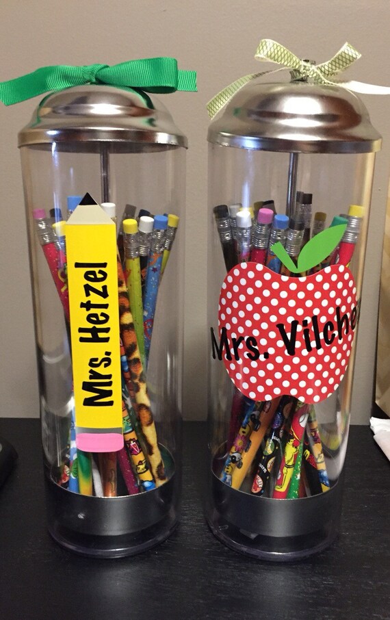Personalized pencil holder classroom pencil holder teacher